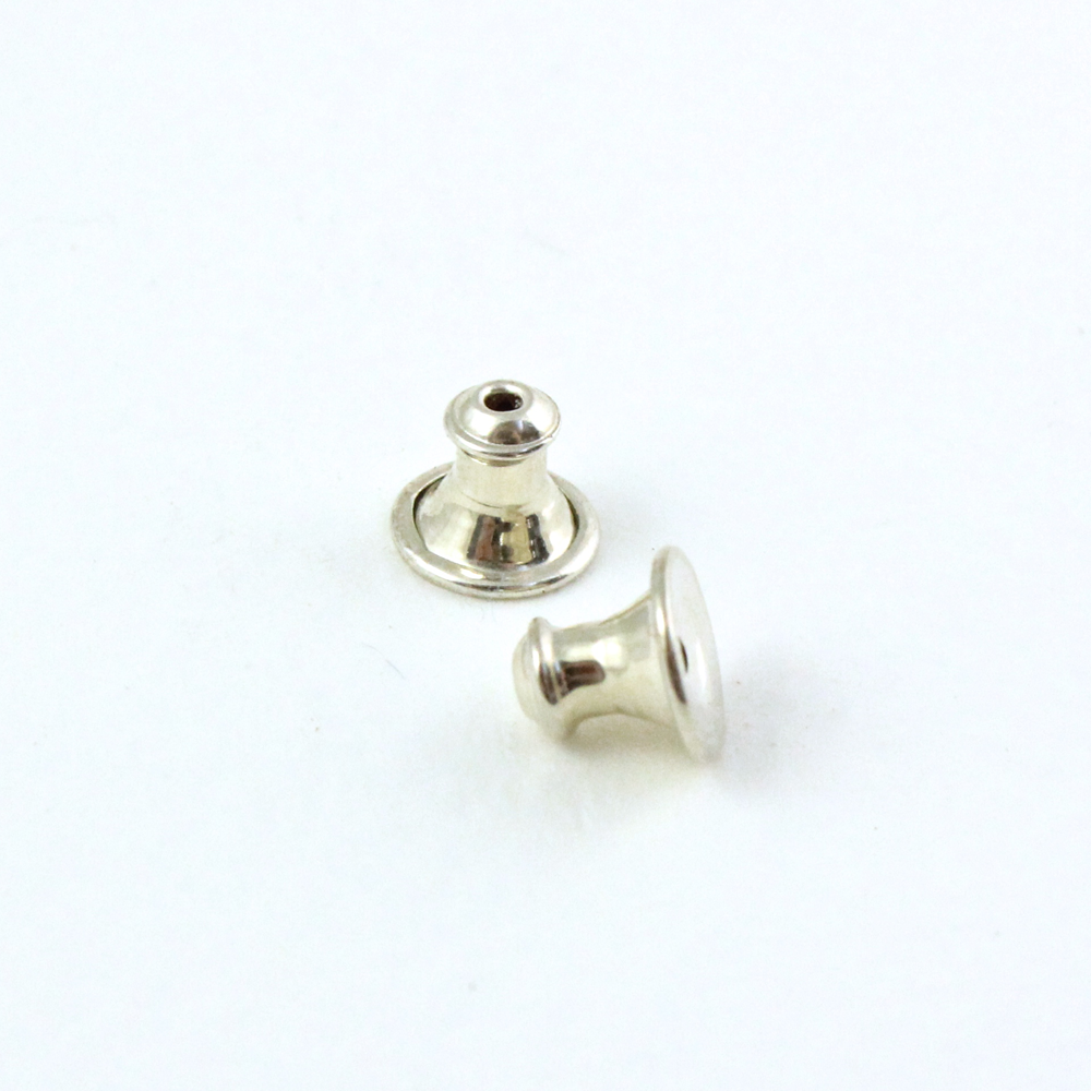 Sterling silver stud earring backs