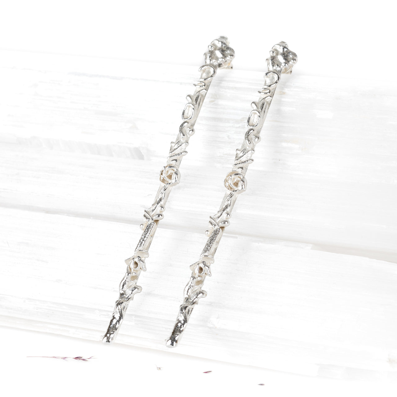 Long Parallel Earrings