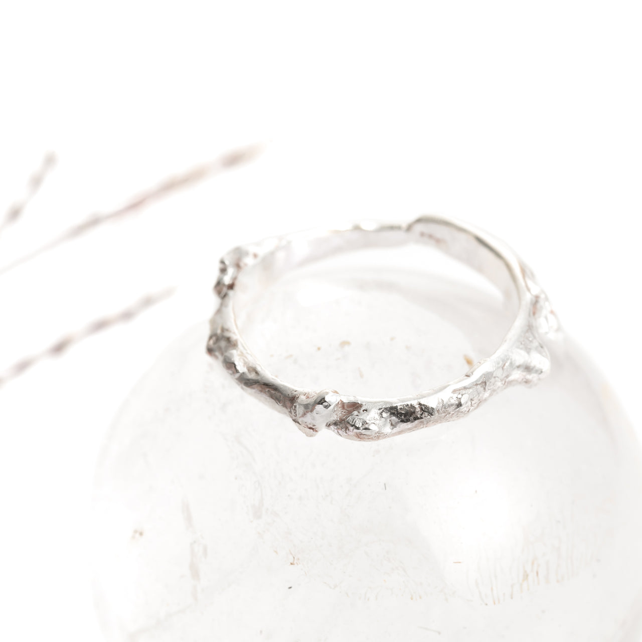 Recycled Silver Thin Ring 1